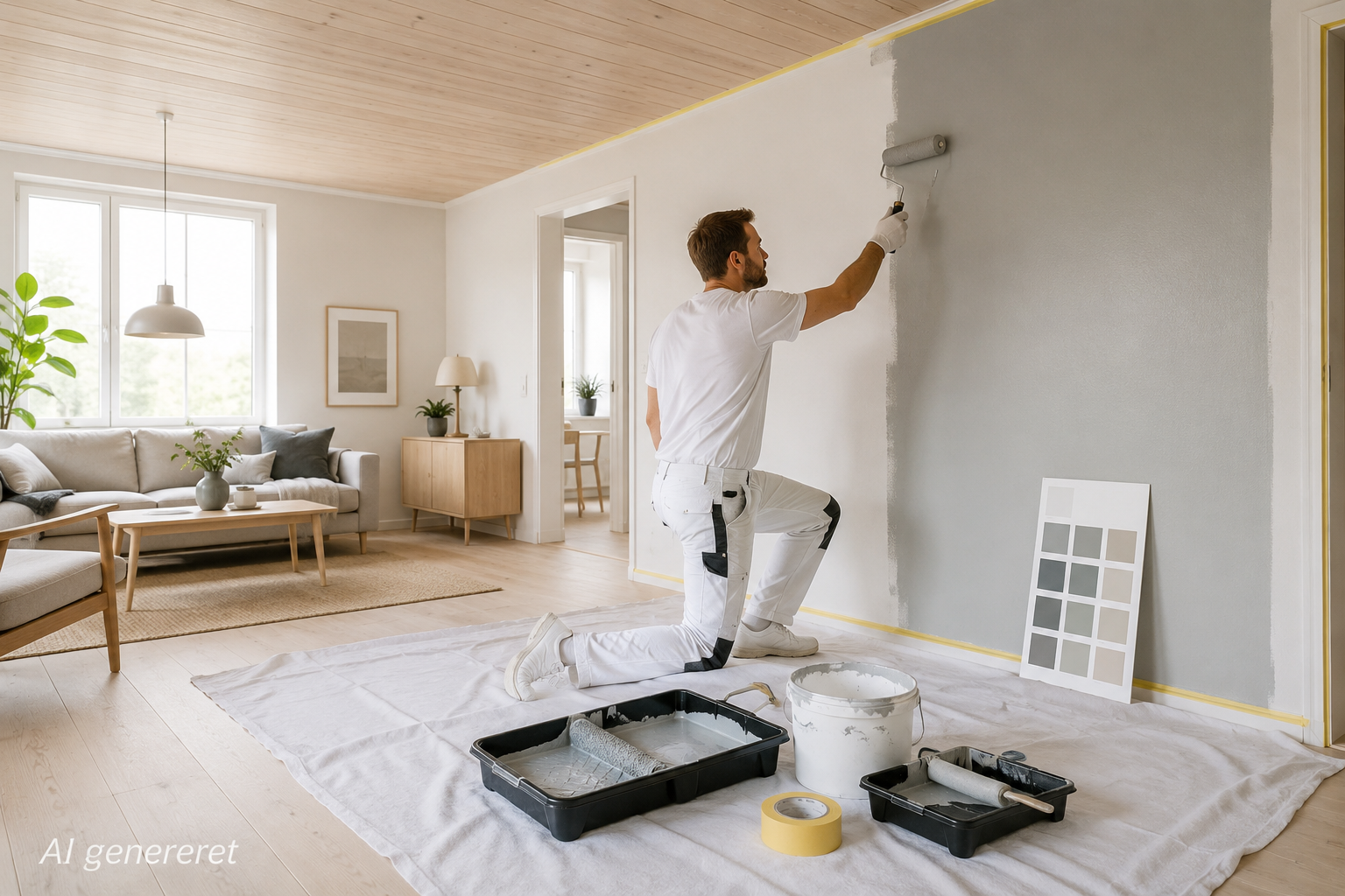Sådan sikrer du et vellykket malerprojekt i hjemmet